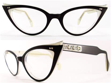 vintage inspired cat eye glasses